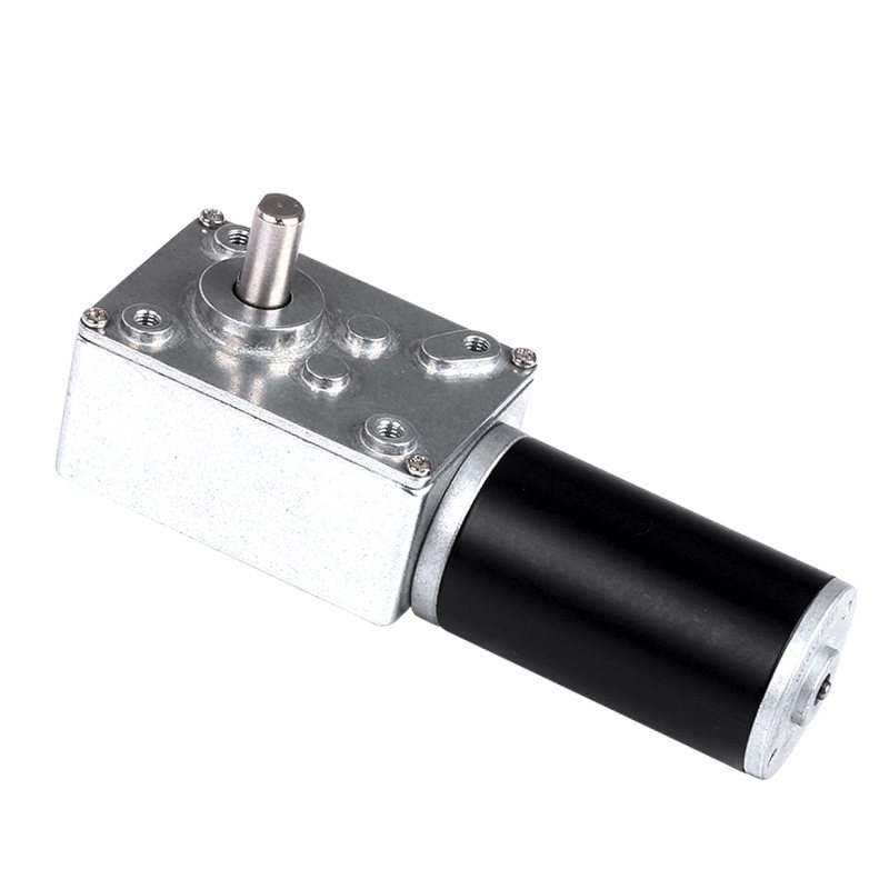 直流减速电机马达12v24v涡轮蜗杆
