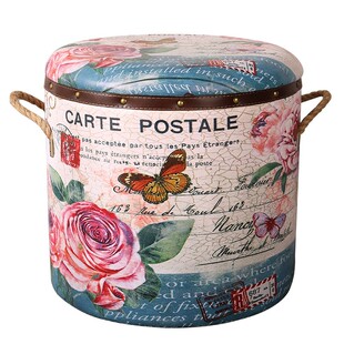 复古玩具可坐大容量收纳凳储物凳客厅沙发凳换鞋凳家用板凳入户凳