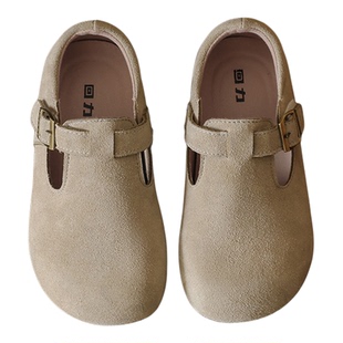 回力童鞋女童休闲单鞋2026春季新款女孩鞋子复古潮皮鞋儿童勃肯鞋