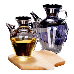 仿宋茶壶日式小枣执壶耐热茶具泡绿茶器透明小号醒酒壶玻璃壶单壶