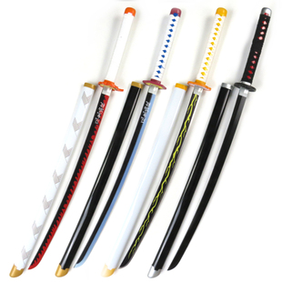 塑胶刀塑钢冷钢鬼灭之刃COS武器尼龙刀刃高强度武士刃练习道具刀