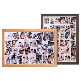 拍立得相框挂墙diy定制照片三寸冲洗打印加带做成ins情侣纪念礼物