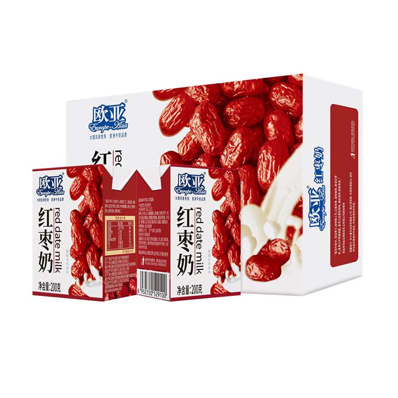 欧亚红枣牛奶200g*21盒