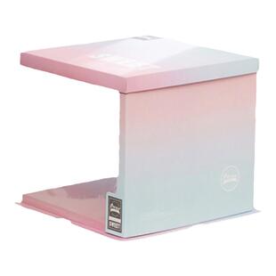 生日蛋糕盒子包装盒半透明6六8八10十12寸三层加高打包盒方形定制