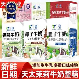 天太茉莉牛奶咖啡椰子栀子木兰红茶糯米香绿茶多口味风味早餐奶
