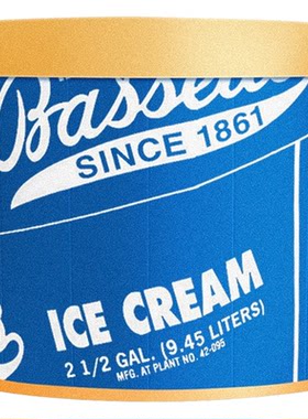 Bassetts贝赛斯大桶冰淇淋雪糕