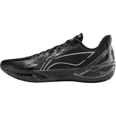 李宁利刃6v2黑曜石男低帮篮球鞋