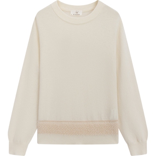 播broadcute童装毛衣秋冬新款男女童宽松休闲针织衫KEQ4S573