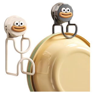 吸盘脸盆挂钩脸盆架免打孔盆收纳架卫生间置物架厕所家用挂盆神器