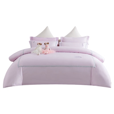 梦洁宝贝儿童套件100支纯棉A类四件套学院风宿舍床上用品三件套女