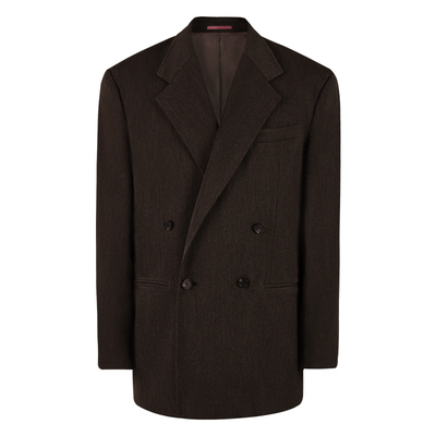 平驳领双排扣男女同款休闲西装