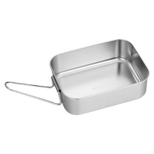 不锈钢饭盒304食品级材质上班族学生食堂打饭餐盒老式饭缸蒸饭盒