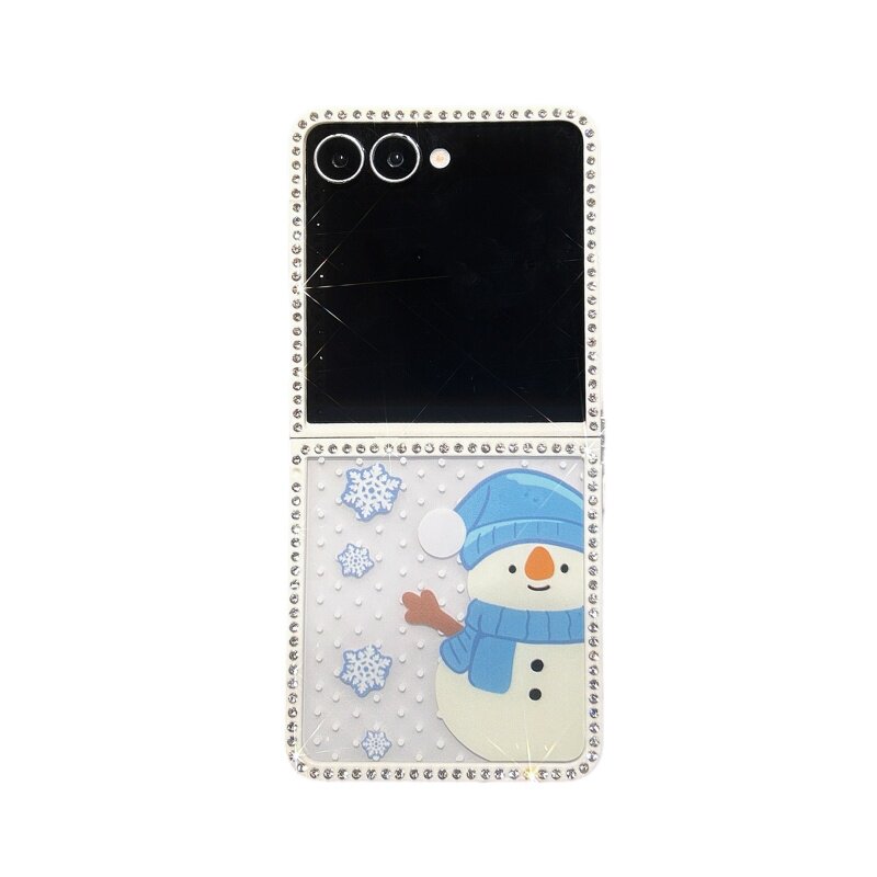 ins闪钻雪人Flip7/6/5手机壳