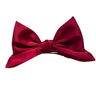 儿童大蝴蝶结头饰发夹小女孩立体公主风高级感发卡弹簧夹女童发饰