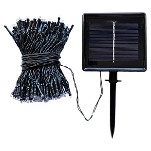 太阳能灯带led户外防水彩灯管子铜线灯庭院灯节日装饰灯七彩灯串