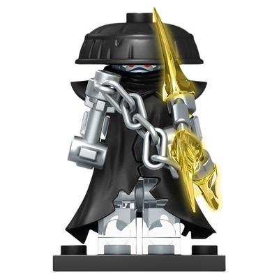 中国积木幻影忍者系列封禁五人组库尔扎克特罗克斯拼装积木玩具