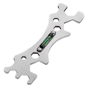 多功能卫浴扳手通用花洒淋浴专用安装工具曲角龙头水平仪六角神器