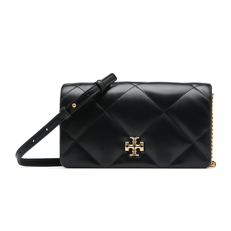 【自营】Tory Burch/汤丽柏琦Kira 菱格绗缝翻盖磁扣单肩斜挎包