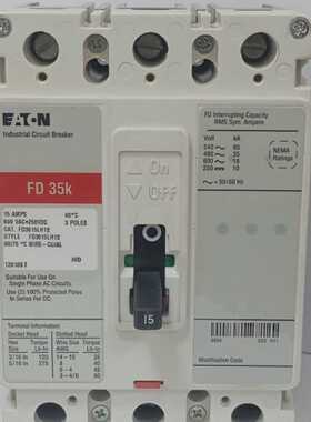 Eaton / Industrial Circuit Breaker / FD3015LH12 /15 AMPS, 60