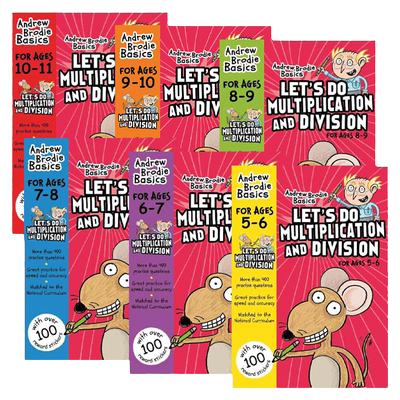 Let's do Multiplication and Division 5-11 我们来做乘除法5-11岁 6册套装
