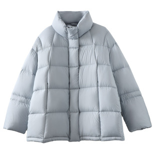 羽绒服女款中长款冬季2025年新款韩版90白鸭绒加厚面包服抗寒外套