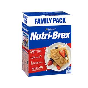 澳洲进口nutri-brex欣善怡麦片块燕麦奶低脂代餐健身饱腹即食食品