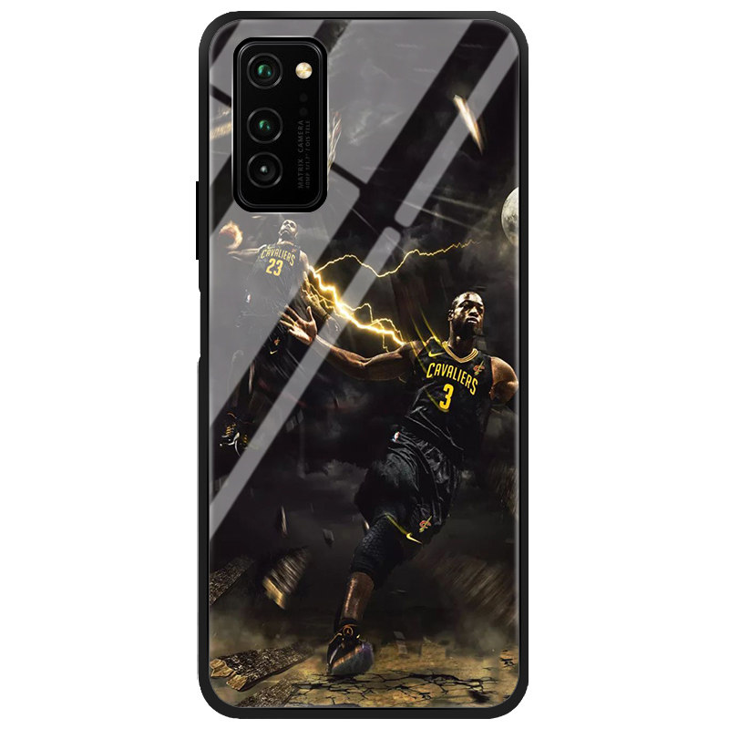 适用华为P40Pro荣耀30s玻璃v30手机壳NBA詹姆斯Nova7se湖人Play4T