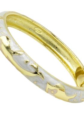 掐丝景泰蓝手镯镀金复古