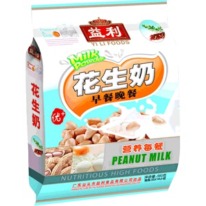 益利560g早餐晚餐即冲即饮花生奶