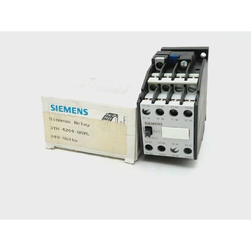 NEW SIEMENS 3TH42440AP6 CONTROL RELAY 240 VOLTS 3TH42440A 3T