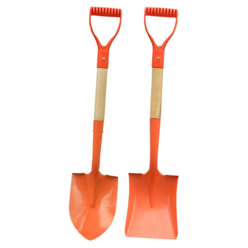 全钢方锹尖锹道硅钢钢锹小铲子园林锹园艺尖铲方铲锰钢工具铲雪