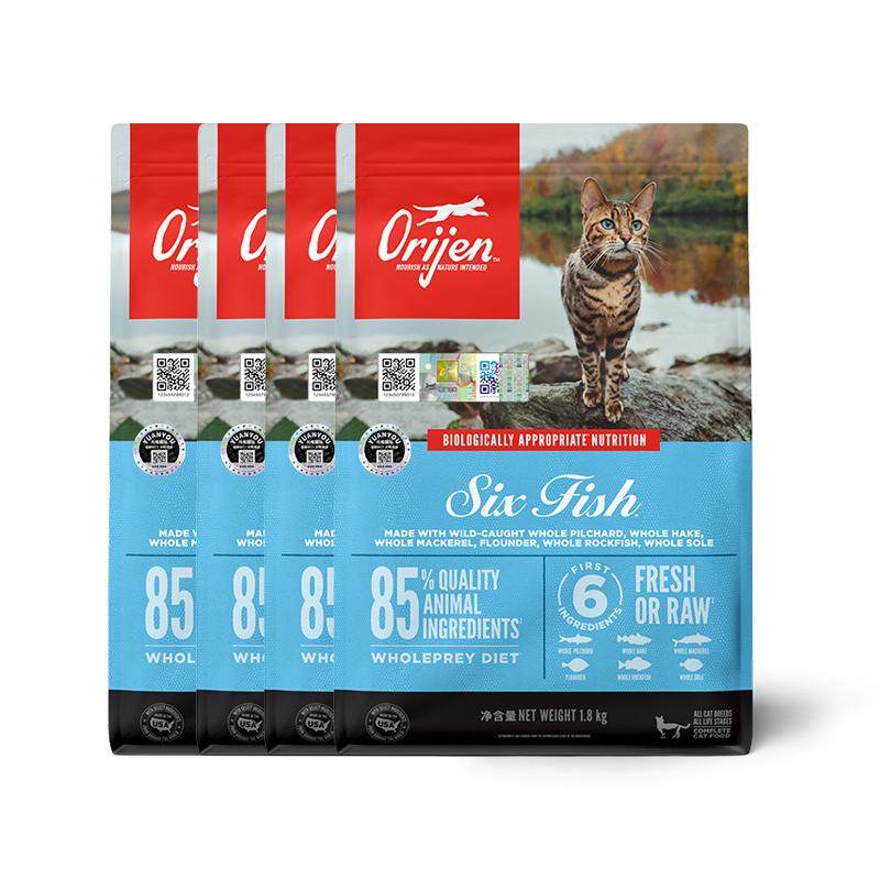 Orijen���� ������è�� ��ë���� 1.8kg*4�� ��è��èͨ�� 1159Ԫ(����ȯ)