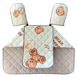 电动车电瓶车踏板车遮阳罩夏秋分体挡风被夏天防风罩防晒防水男女