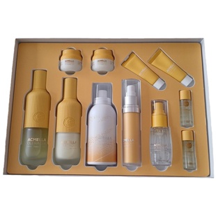 春纪千日菊淡纹御龄套盒补水保湿提亮肤色洁水乳霜护肤正品套装女