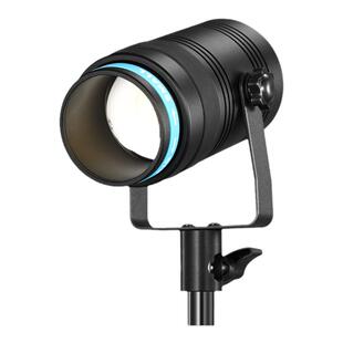 50W可调焦聚光灯 发丝补光灯 网红直播间神明少女射灯 主播背景氛围灯背后打光 逆光轮廓灯 拍照太阳灯摄影灯