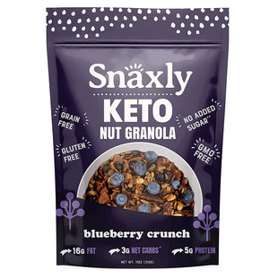 美国直邮Nutrail Keto Granola低碳无麸无糖生酮蓝莓坚果麦片227g