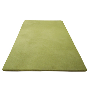 ins短绒床边地毯客厅全铺卧室床下脚垫幼儿园绿色儿童爬行大地垫