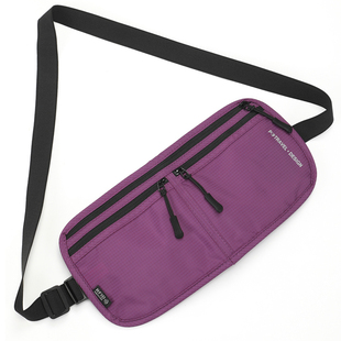 RFID防盗刷斜挎护照包户外随身腰包卡包出国旅行留学手机证件收纳