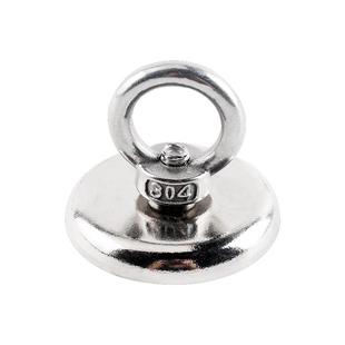 强力磁铁圆形带孔磁铁锅磁打捞磁铁永磁铁钢套保护钕铁硼强磁吸盘