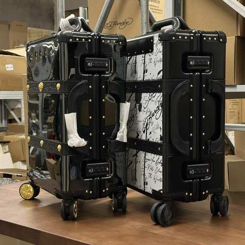 原厂订单EDHARDY全铝镁合金箱体男女款20寸TSA海关锁旅行李登机箱