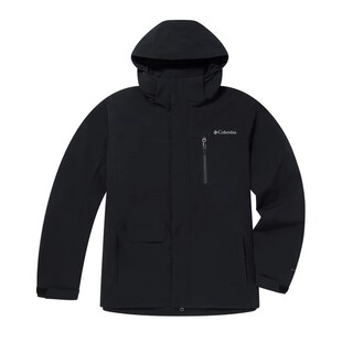 哥伦比亚25秋冬男款冲锋衣户外防风防水外套可做三合一外壳XE2587