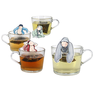 苏州博物馆 唐寅创意茶泡袋装茶包花茶礼盒玫瑰红茶乌龙桂花绿茶