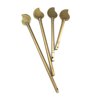 中式仿古纯铜直条插销/仿古五金/铜配件/古建配件/关公刀插针插棍