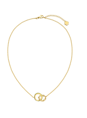 HEYU ISLAND/黑鱼岛节节高升竹节圈套环项链精致新中式锁骨链