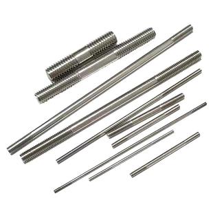 不锈钢双头螺纹杆 m2 m3 m4 m5 m6螺杆丝杆 航模飞机球头夹头拉杆