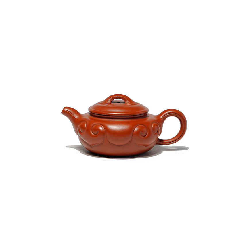 如意石瓢泡茶壶原矿朱泥