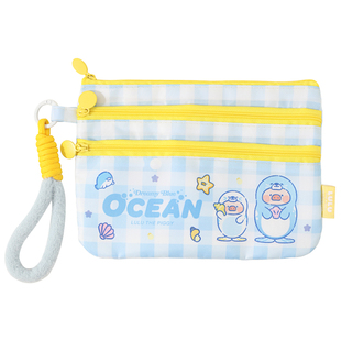 川岛屋&lulu猪联名 证件收纳包随身便携多功能旅行机票护照夹卡包