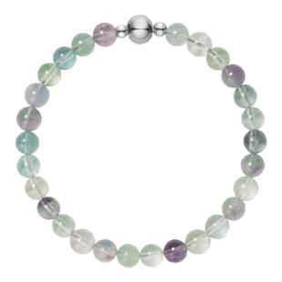 无用之用「悠然意趣」天然彩萤石圆珠手链项链手串轻奢高级礼物女