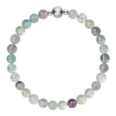 无用之用天然6mm彩萤石圆珠手链