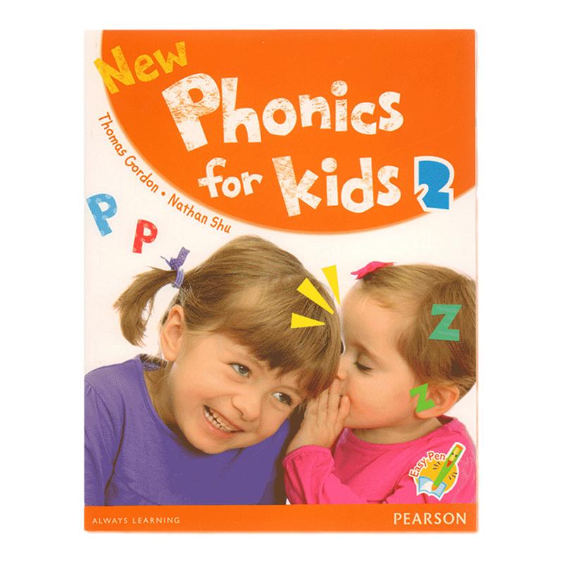 培生原版朗文 New Phonics for Kids 学生书第2级 亲子幼儿自然拼读课程 2-6岁幼儿英语 英文 可搭配培生易学笔点读笔 英语书籍